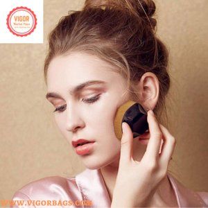 High Quality Bamboo charcoal Fiber Foundation Makeup Brush